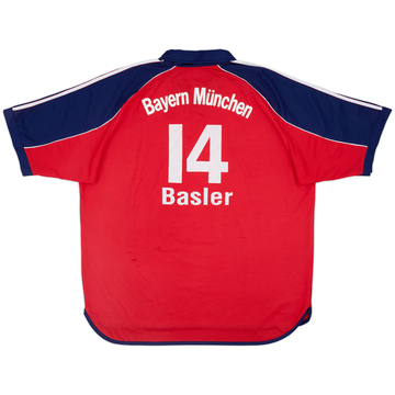 1999-01 Bayern Munich Home Shirt Basler #14 - 5/10 - (XXL)