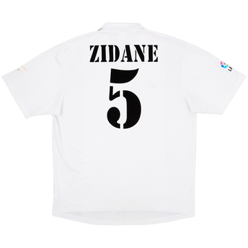 2002-03 Real Madrid Centenary Home Shirt Zidane #5 - 5/10 - (XL)