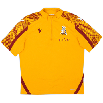 2022-23 Bradford City Macron 1/4 Zip Polo Shirt - 3/10 - (S)