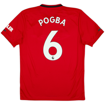 2019-20 Manchester United Home Shirt Pogba #6 - 7/10 - (M)