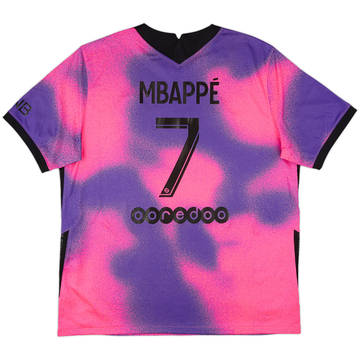 2020-21 Paris Saint-Germain Fourth Shirt Mbappe #7 - 9/10 - (M)