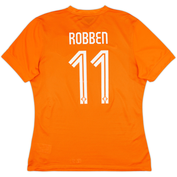 Camiseta auténtica de local del Netherlands 2014-15 Robben #11 - 9/10 - (XL)