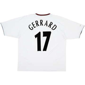 2003-04 Liverpool Away Shirt Gerrard #17 - 5/10 - (M)