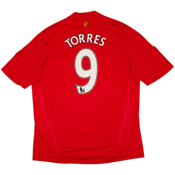 2008-10 Liverpool Home Shirt Torres #9 - 7/10 - (XL.Boys)