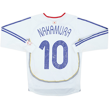 2006-08 Japan Player Issue Away L/S Shirt Nakamura #10 - 5/10 - (S)