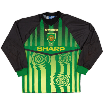 ウェア 97/98's Manchester United T-shirt 1997-98 Manchester United Umbro Cotton Tee - 7/10 - (XL.Boys)