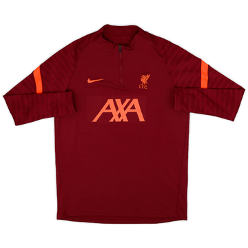 2021-22 Liverpool Nike 1/4 Zip Training Top - 6/10 - (S)