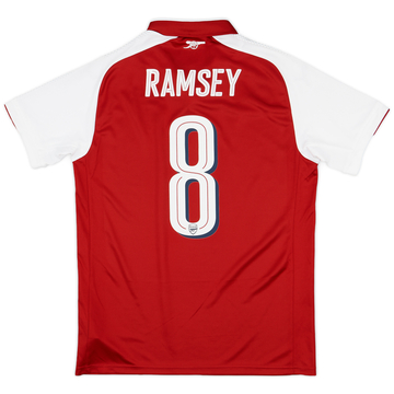 2017-18 Arsenal Player Issue (ACTV Fit) Home Shirt Ramsey #8 - 7