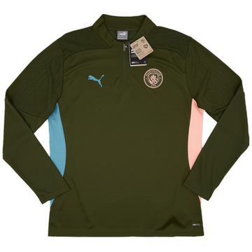 2024-25 Manchester City Puma 1/4 Zip Training Top - 8/10 - (L)