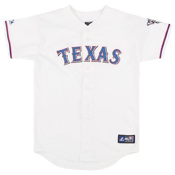 2001-03 Texas Rangers Rodriguez #3 Majestic Jersey (Home) Y