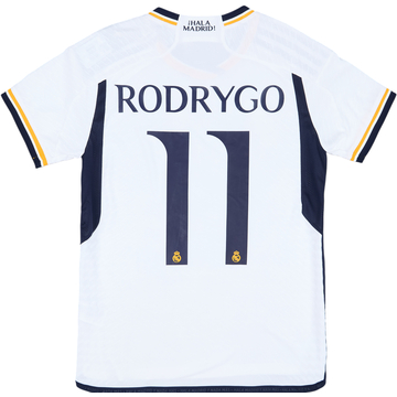 2023-24 Real Madrid Authentic Home CL Shirt Rodrygo #11