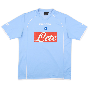 正規 2006-07 Napoli (XL) - 6/10 - #17 Shirt L/S Home Signed ウェア