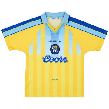 1996-97 Chelsea Away Shirt - 9/10 - (L.Boys)