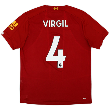 大割引 2019-20 Liverpool Home Shirt Champions #19-20 - 9/10 - (M) 記念グッズ