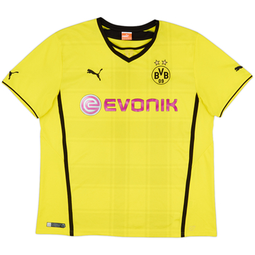 2013-14 Borussia Dortmund Home L/S Shirt - 8/10 - (XXL)