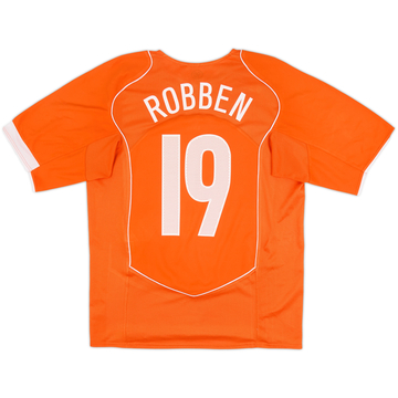 2004-06 Países Bajos Camiseta Local Robben #19 - 6/10 - (L)