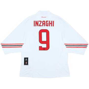 2008-09 AC Milan Player Issue Away L/S Shirt Maldini #3 (XL)