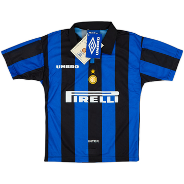 1997-98 Inter Milan Home Shirt Ronaldo #10 - 7/10 - (Y)