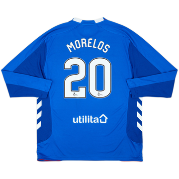Camiseta de local de manga larga del Rangers 2018-19 Morelos #20 - 10/10 - (XXL)