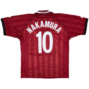 2002-03 Reggina Home Shirt Nakamura #10 - 6/10 - (S)