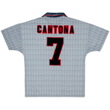1995-96 Manchester United Away Shirt Cantona #7 - 8/10 - (L)
