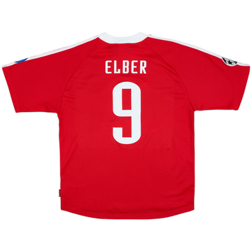 2000-01 Bayern Munich CL Home Shirt Elber #9 - 8/10 - (M)