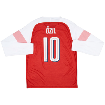 2018-19 Arsenal Home L/S Shirt Ozil #10 (L)