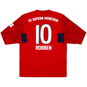 2018-19 Bayern Munich Home L/S Shirt Robben #10 (L)