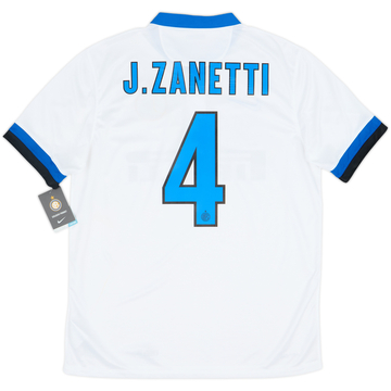 2013-14 Inter Milan Away Shirt J.Zanetti #4 (L)
