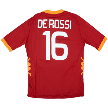 2010-11 Roma Home Shirt De Rossi #16 (XXL)