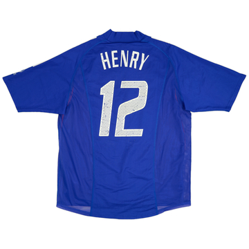 2002-04 Francia Versión Jugador Local Camiseta Henry #12 - 5/10 - (XL)