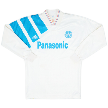 1994-95 Olympique Marseille Home L/S Shirt - 8/10 - (XL)
