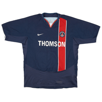 2003-04 Paris Saint-Germain Nike Polo Shirt - 6/10 - (XL)