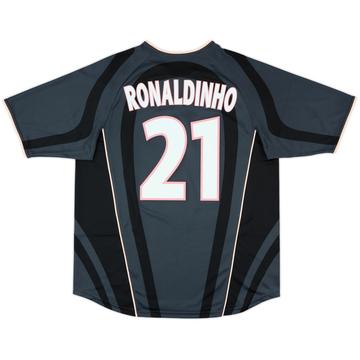 FC Barcelona FAN Jersey 10 Ronaldinho Red Blue Shirt Size
