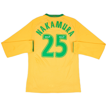 2006-08 Celtic Away L/S Shirt Nakamura #25 - 8/10 - (XL)