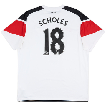 2010-12 Manchester United Maillot extérieur Scholes #18 - 8/10 - (XL)