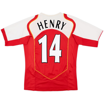 2006-08 Arsenal Home Shirt Henry #14 - 6/10 - (XL.Boys)