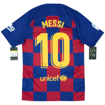 2019-20 Barcelona Authentic Home Shirt Messi #10 (S)