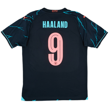 2023-24 Manchester City Third Shirt Haaland #9 - 8/10 - (M)