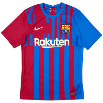 2021-22 Barcelona Home Shirt - 8/10 - (S)