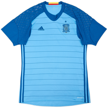 Camiseta de portero de manga corta de España 2016-17 - 6/10 - (L)