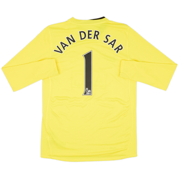 2008-09 Manchester United GK Shirt Van Der Sar #1 - 9/10 - (15-16 Years)
