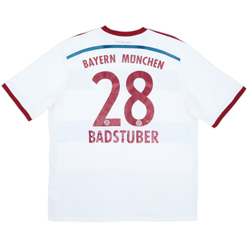 Camiseta de visitante del Bayern Munich 2014-15 Badstuber #28 - 4/10 - (XXL)