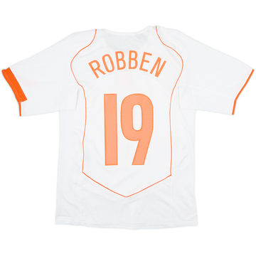 2004-06 Países Bajos Camiseta Visitante Robben #19 - 8/10 - (M)