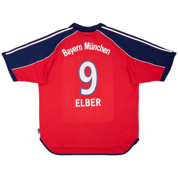 1999-01 Bayern Múnich Camiseta de local Elber #9 - 6/10 - (XXL)