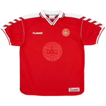 ウェア 1998 Denmark  kit Hummel 90s Official Vintage Jersey 1998-2000 Denmark National Team