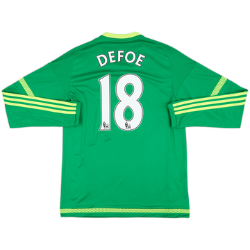 2015-16 Sunderland Away L/S Shirt Defoe #18 - 9/10 - (M)