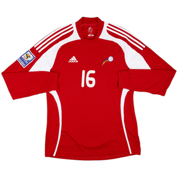 2008-10 Andorra Match Issue Home L/S Shirt #16