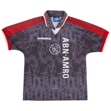 ajax UMBRO 95/96 シーズン　アウェイ　ユニフォーム 1995-96 Ajax Away Shirt - 7/10 - (L)