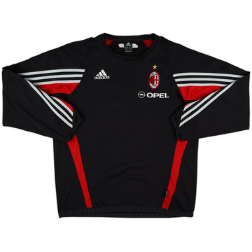 【デッドストック】激レア ACミラン 2000-　02 H 長袖 M(日本O) 2000-02 AC Milan adidas Sweat Top - 9/10 - (M)